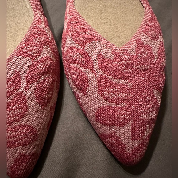 Rothy's The Point II Women's Flats in Hibiscus Chantilly 7.5 NIB - Picture 12 of 16